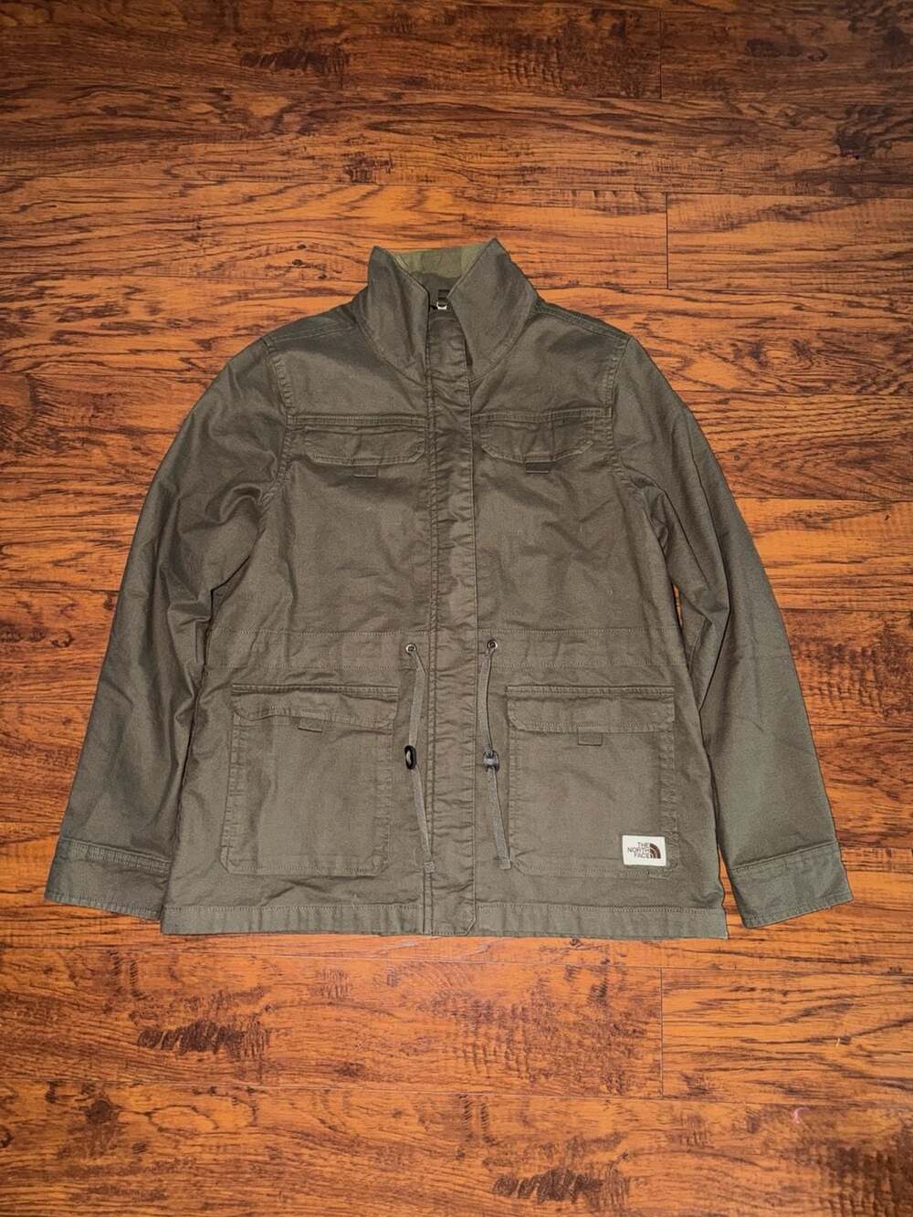 The North Face Women's Urban Utility Green Plaid Lined Jacket Coat
